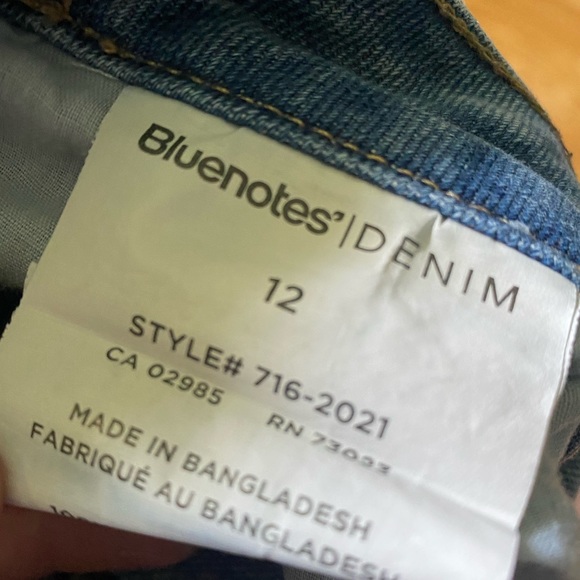 Blue Notes Blue Ripped Jeans - Picture 4 of 4